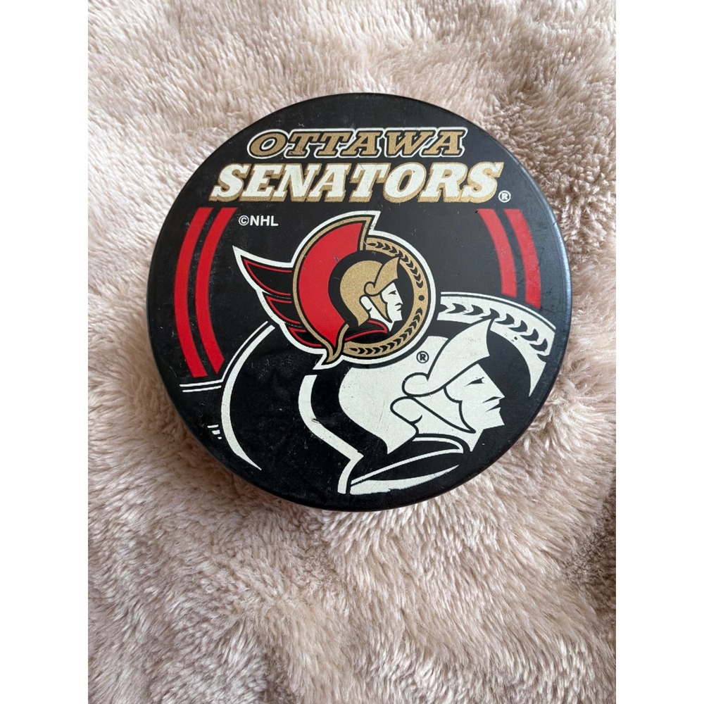 Ottawa Senators NHL Official Hockey Puck Vegum Slovakia In Glas Co Collectible